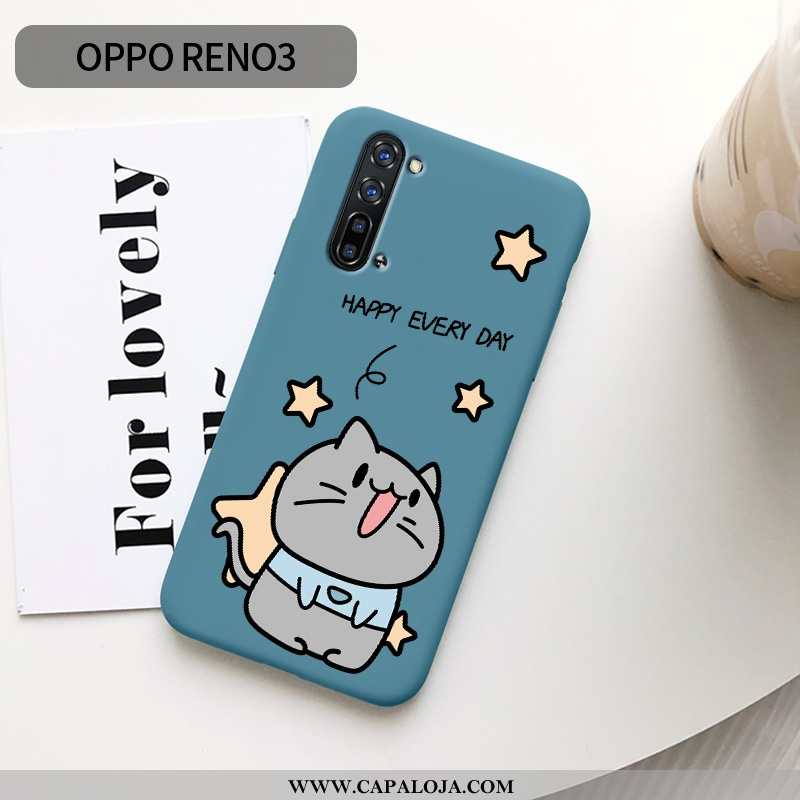 Capas Oppo Reno 3 Criativas Personalizado Soft Rosa, Capa Oppo Reno 3 Desenho Animado Baratos