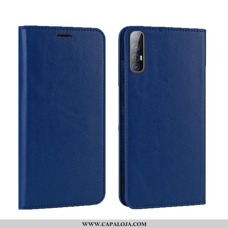 Capas Oppo Reno 3 Pro Luxo Feminino Protetoras Cover Castanho, Capa Oppo Reno 3 Pro Couro Legitimo B