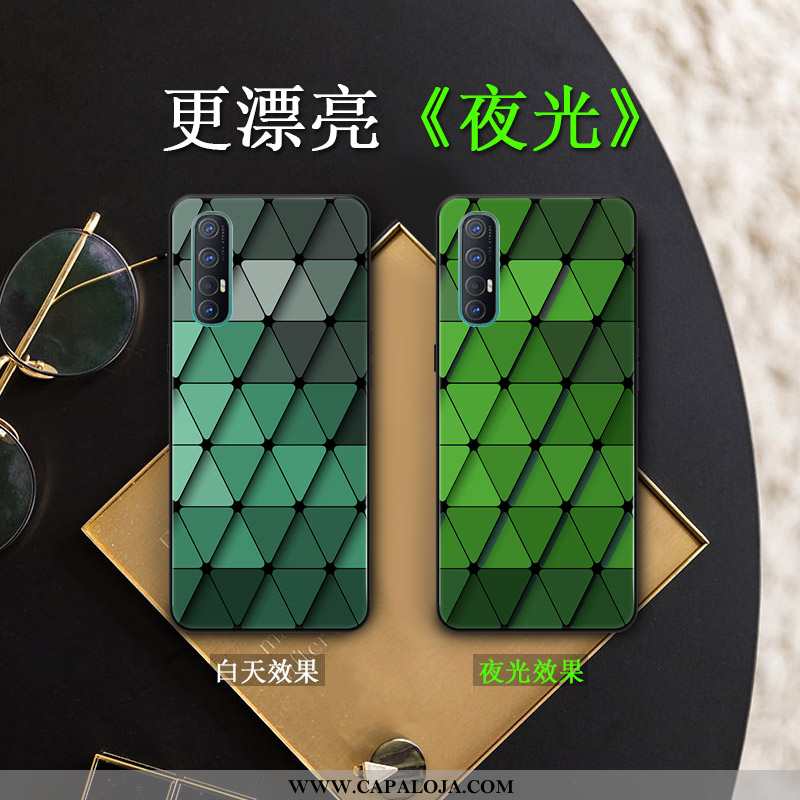 Capas Oppo Reno 3 Pro Personalizada Tendencia Verde Estilosas, Capa Oppo Reno 3 Pro Criativas Venda