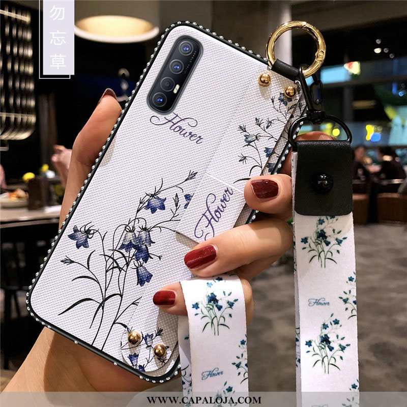 Capas Oppo Reno 3 Pro Silicone Cases Soft Roxa Roxo, Capa Oppo Reno 3 Pro Cordao Venda