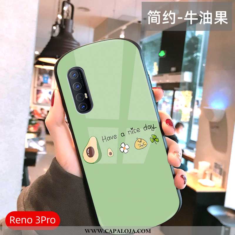 Capas Oppo Reno 3 Pro Slim Feminino Protetoras Casal Verde, Capa Oppo Reno 3 Pro Super Baratos