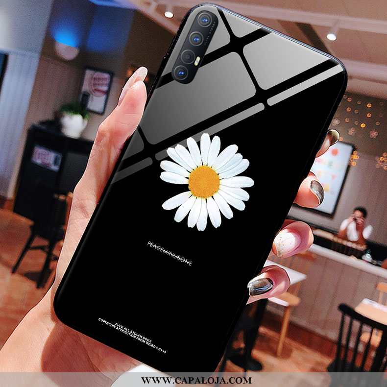 Capas Oppo Reno 3 Pro Slim Vidro Cases Antiqueda Preto, Capa Oppo Reno 3 Pro Tendencia Online