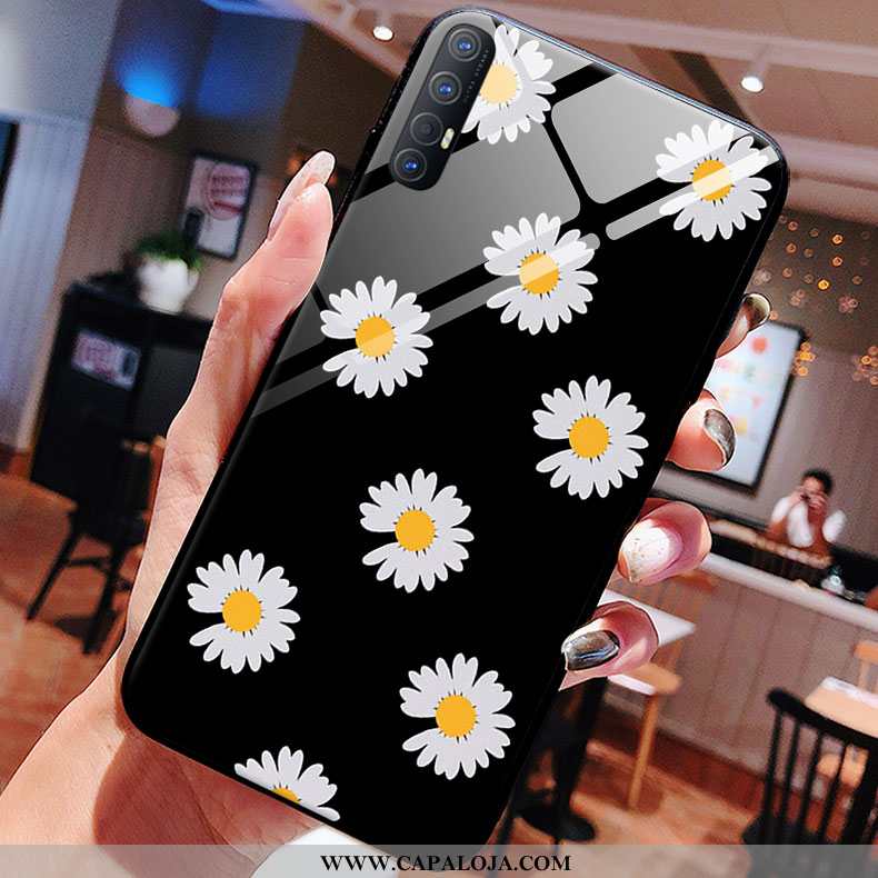 Capas Oppo Reno 3 Pro Slim Vidro Cases Antiqueda Preto, Capa Oppo Reno 3 Pro Tendencia Online