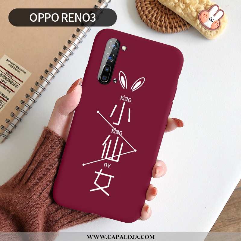 Capas Oppo Reno 3 Protetoras Casal Criativas Novas Vermelho, Capa Oppo Reno 3 Silicone Baratas