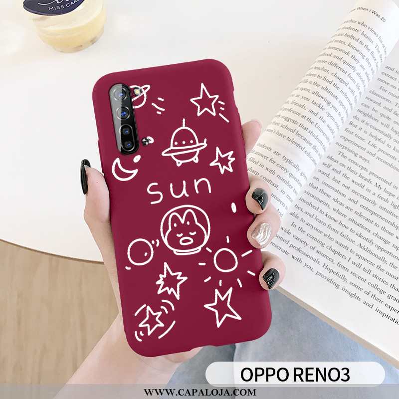 Capas Oppo Reno 3 Protetoras Telemóvel Criativas Cases Verde, Capa Oppo Reno 3 Silicone Promoção