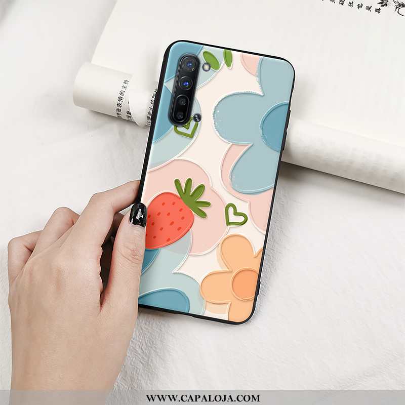 Capas Oppo Reno 3 Soft Tendencia Malha Laranja, Capa Oppo Reno 3 Protetoras Comprar