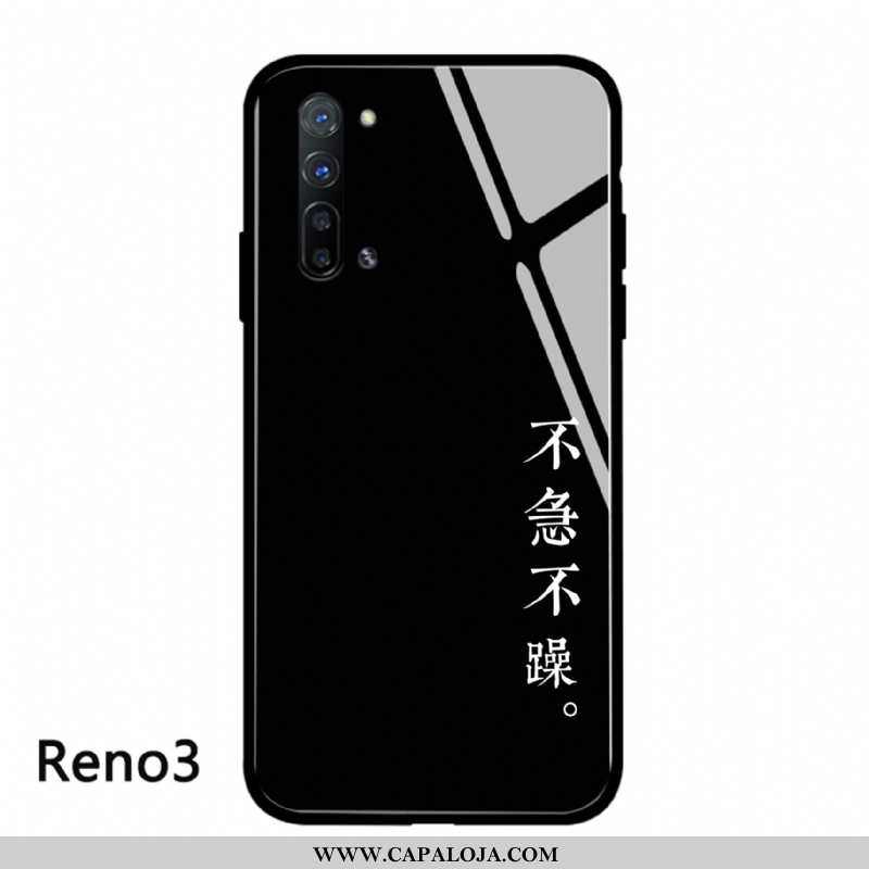 Capas Oppo Reno 3 Vidro Antiqueda Masculino Preto, Capa Oppo Reno 3 Personalizado Venda