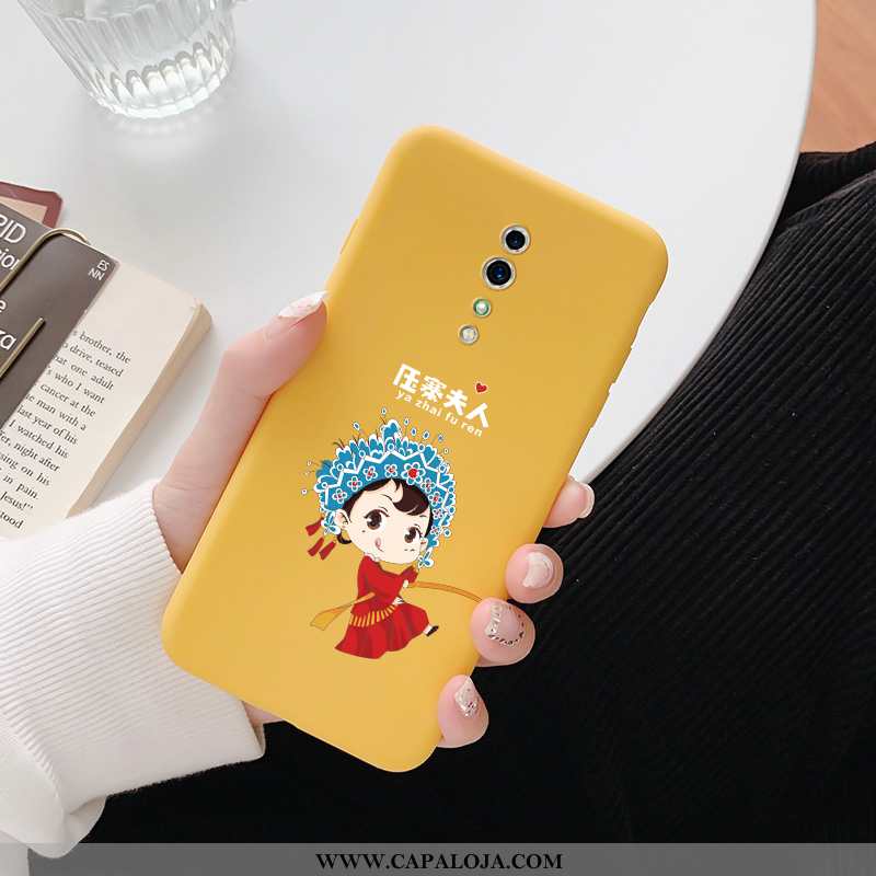 Capas Oppo Reno Z Personalizado Silicone Cases Masculino Amarelo, Capa Oppo Reno Z Criativas Barato