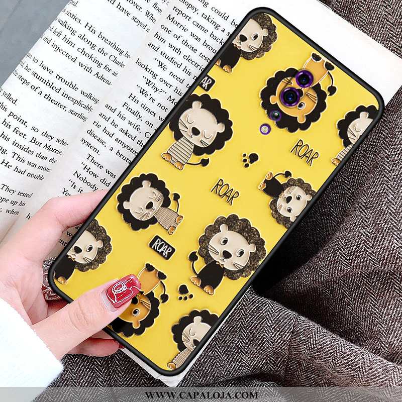 Capas Oppo Reno Z Protetoras Pintado Masculino Telemóvel Amarelo, Capa Oppo Reno Z Fofas Venda