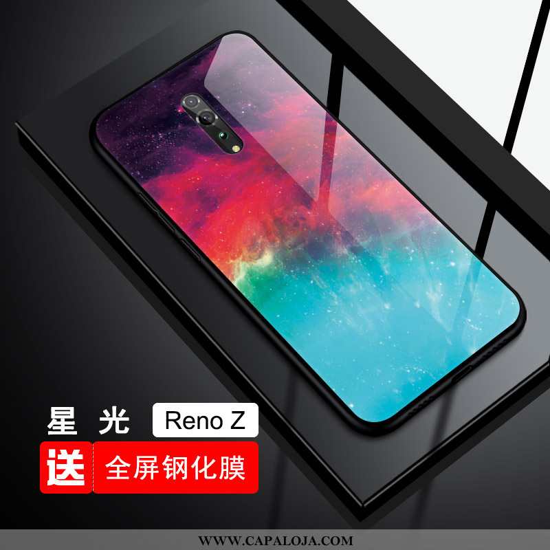 Capas Oppo Reno Z Protetoras Soft Telemóvel Feminino Azul, Capa Oppo Reno Z Vidro Comprar