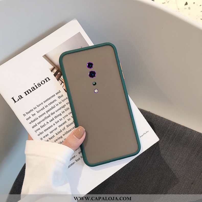 Capas Oppo Reno Z Protetoras Telemóvel Feminino Tendencia Vermelho, Capa Oppo Reno Z Silicone Barato