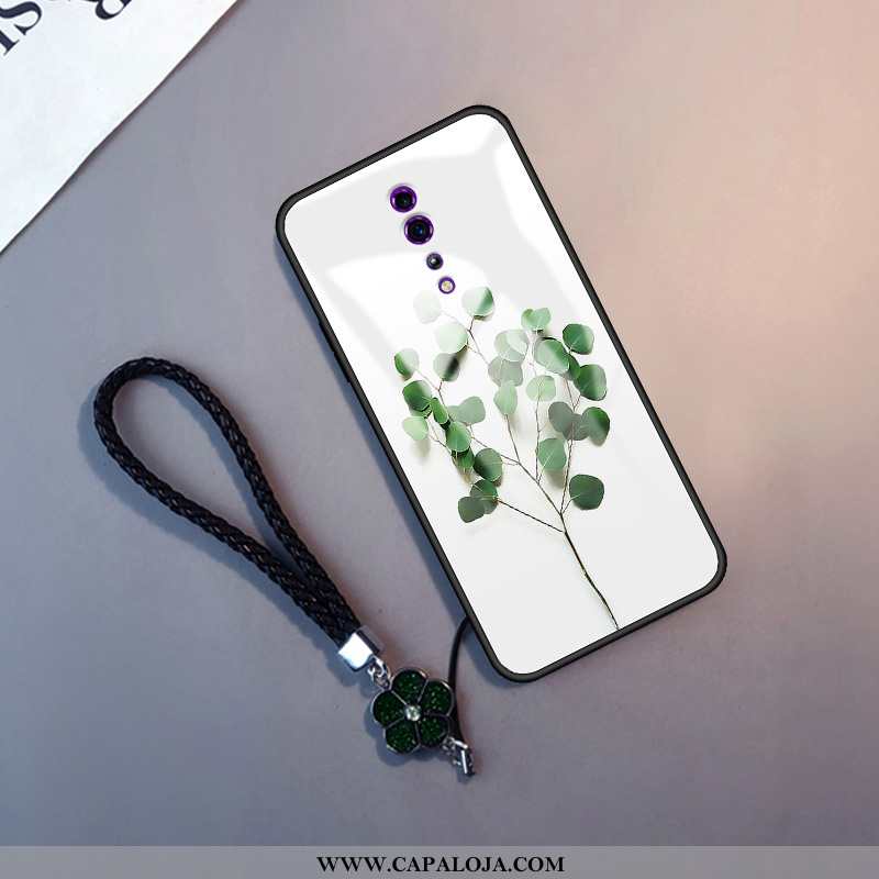 Capas Oppo Reno Z Silicone Branco Tendencia Telinha, Capa Oppo Reno Z Vidro Barato