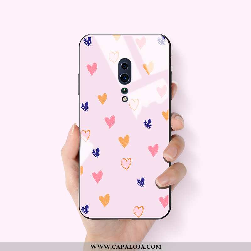 Capas Oppo Reno Z Silicone Super Feminino Rosa, Capa Oppo Reno Z Vidro Promoção