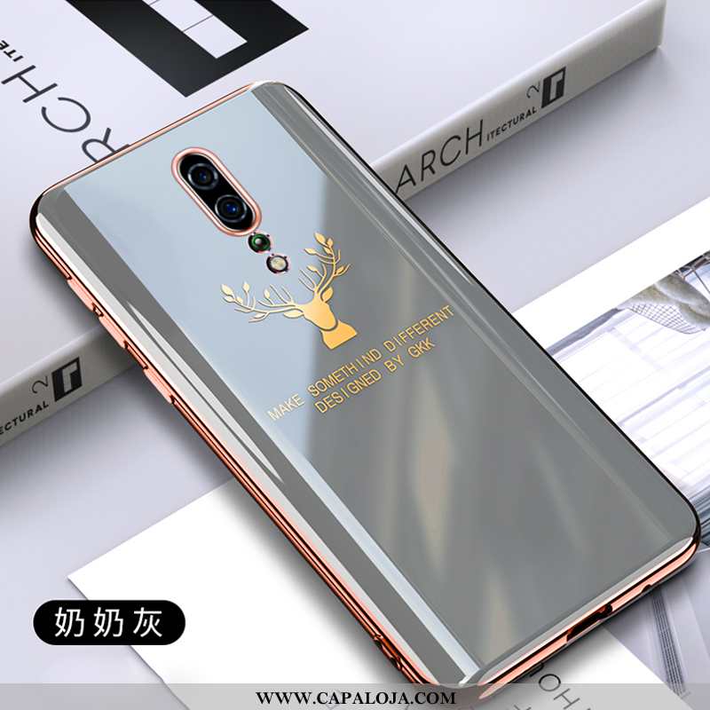 Capas Oppo Reno Z Soft Slim Antiqueda Telemóvel Cinza, Capa Oppo Reno Z Super Online