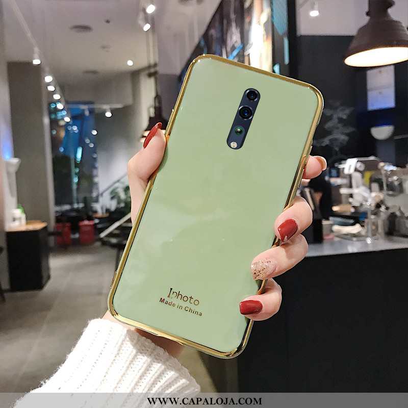 Capas Oppo Reno Z Soft Verde Tendencia Personalizado, Capa Oppo Reno Z Silicone Venda