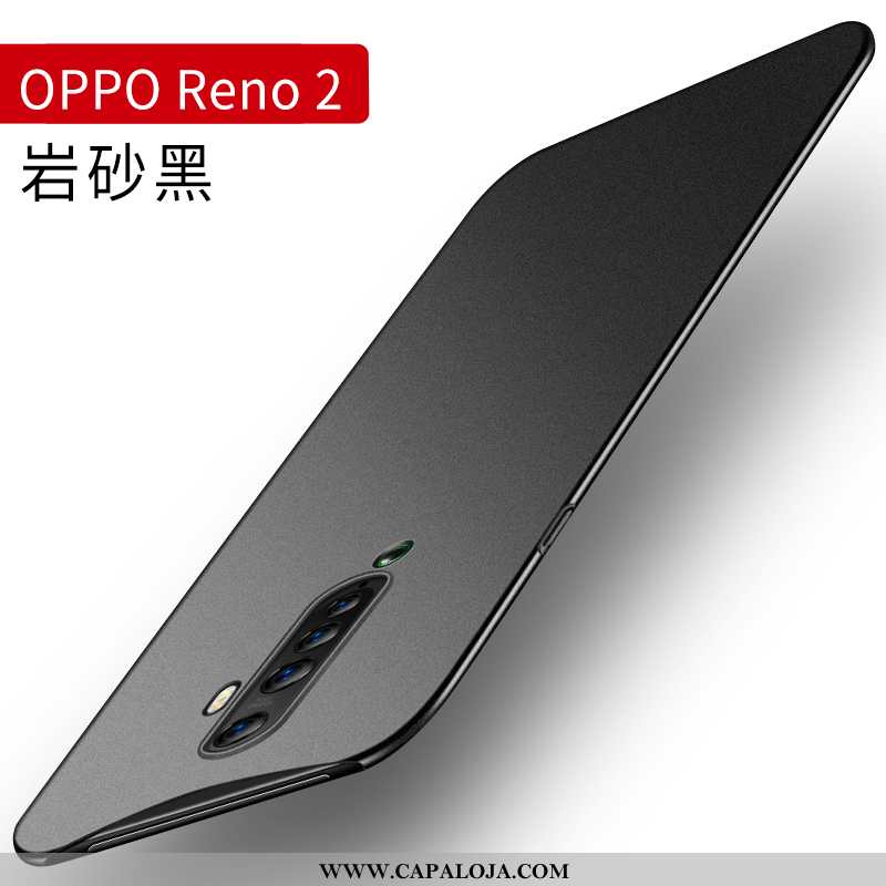 Capas Oppo Reno2 Fosco Masculino Protetoras Cases Cinza, Capa Oppo Reno2 Slim Promoção