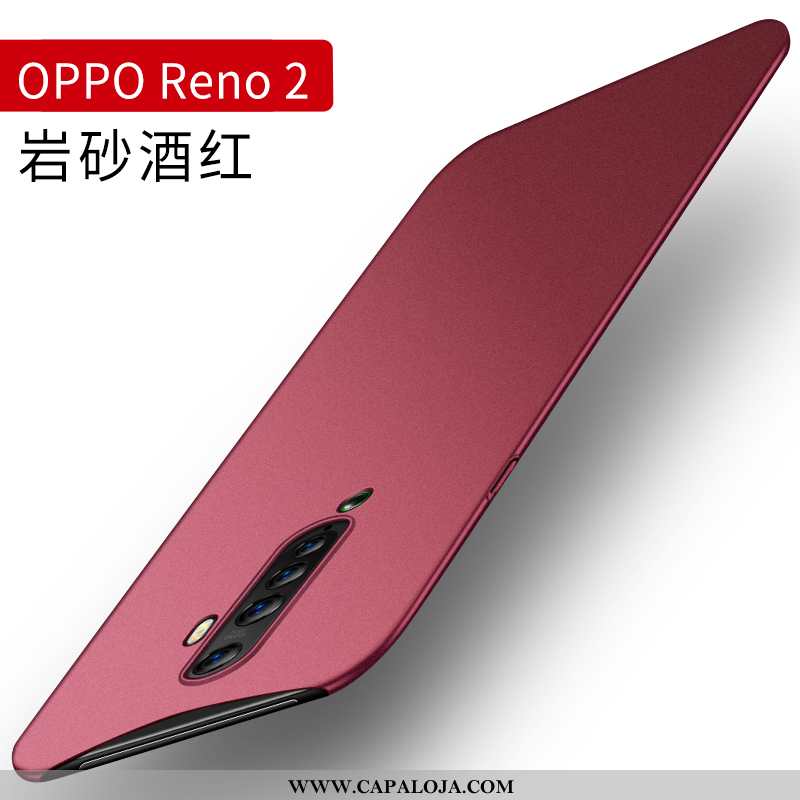 Capas Oppo Reno2 Fosco Masculino Protetoras Cases Cinza, Capa Oppo Reno2 Slim Promoção