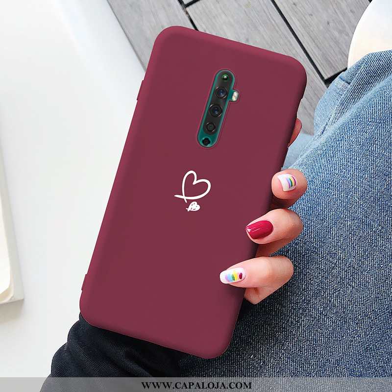 Capas Oppo Reno2 Personalizada Casal Simples Vermelho, Capa Oppo Reno2 Criativas Barato