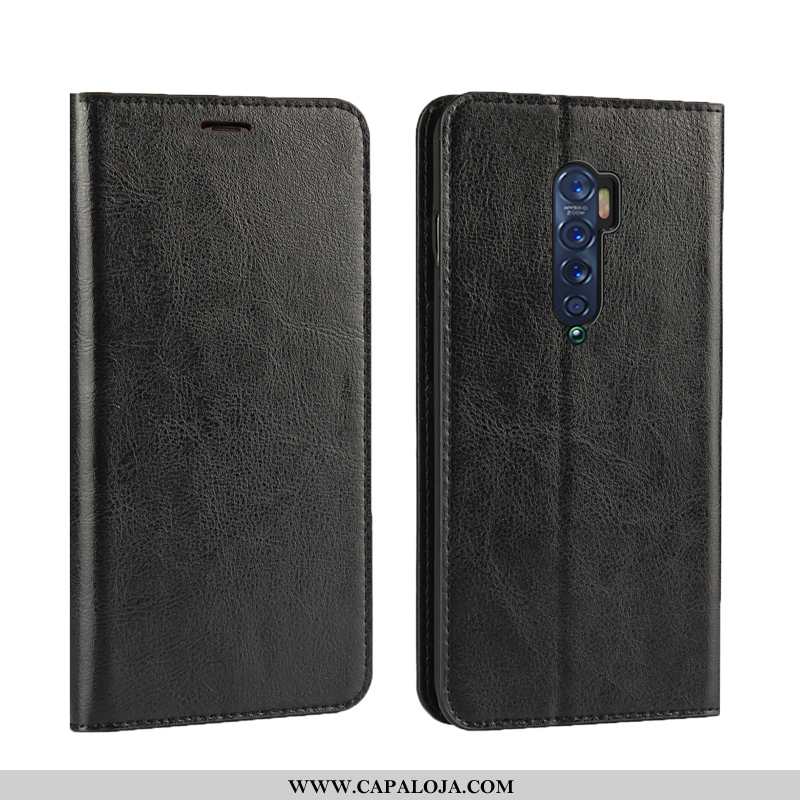 Capas Oppo Reno2 Protetoras Caqui Couro Genuíno Feminino, Capa Oppo Reno2 Luxo Barato