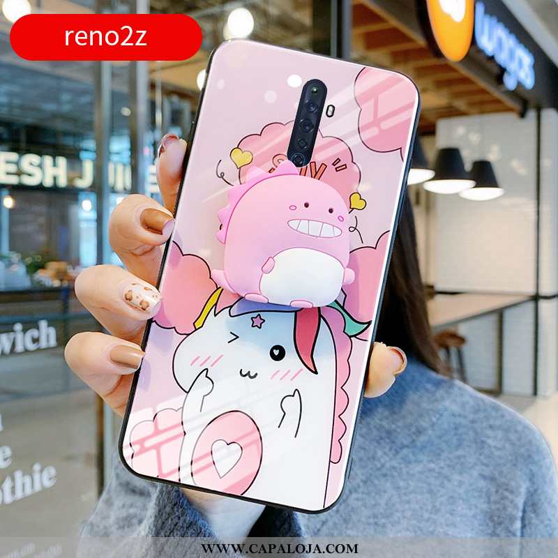 Capas Oppo Reno2 Z Desenho Animado Personalizada Criativas Casal Rosa, Capa Oppo Reno2 Z Fofas Venda