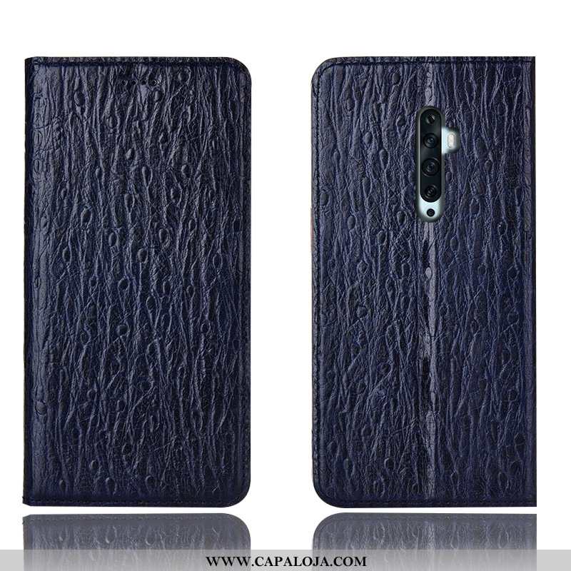 Capas Oppo Reno2 Z Protetoras Azul Escuro Completa Cases, Capa Oppo Reno2 Z Couro Legitimo Venda