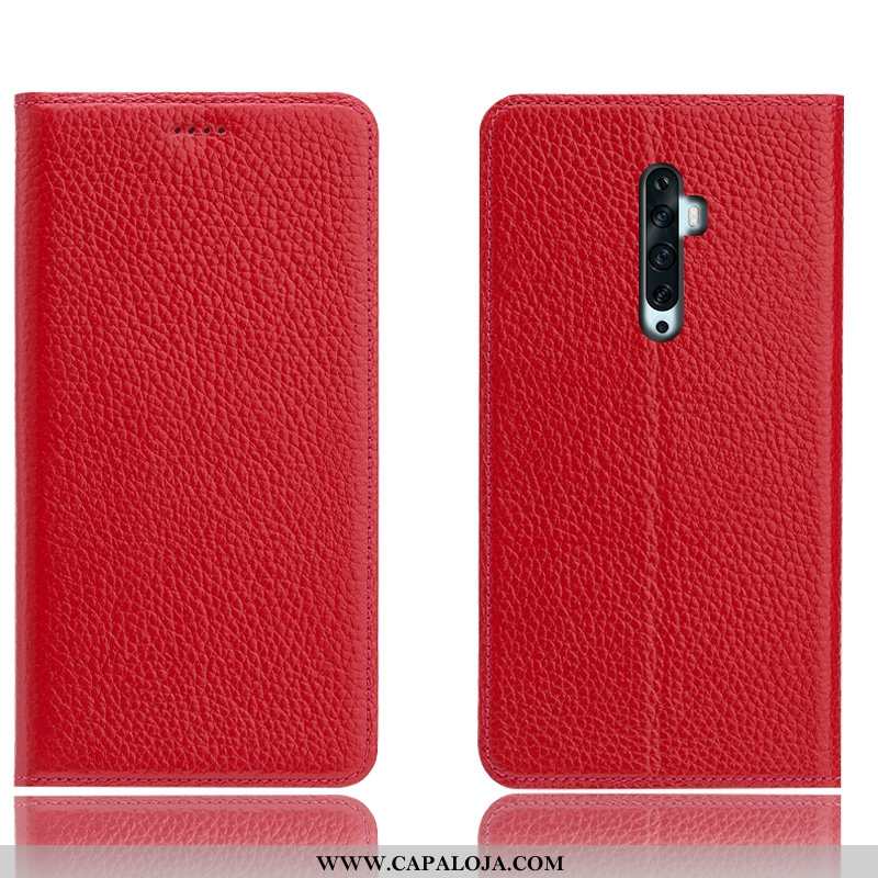 Capas Oppo Reno2 Z Protetoras Telemóvel Completa Castanho, Capa Oppo Reno2 Z Couro Genuíno Comprar