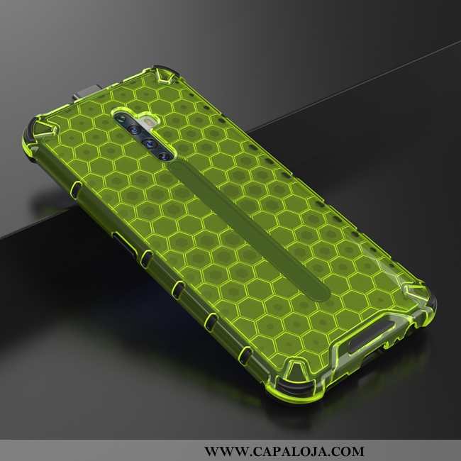 Capas Oppo Reno2 Z Soft Telemóvel Tendencia Verde, Capa Oppo Reno2 Z Protetoras Promoção