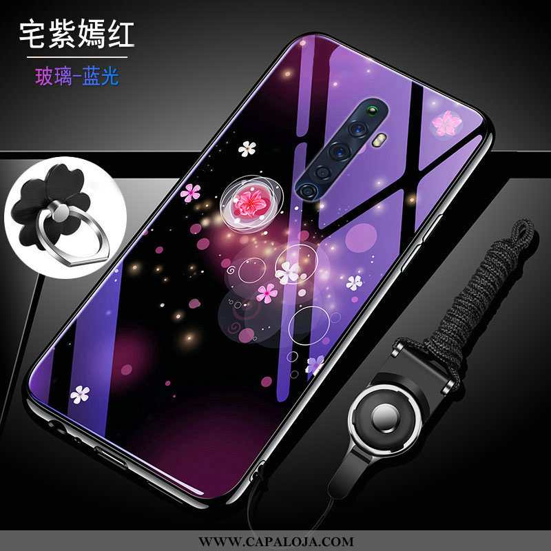 Capas Oppo Reno2 Z Vidro Antiqueda Completa Roxo, Capa Oppo Reno2 Z Soft Online