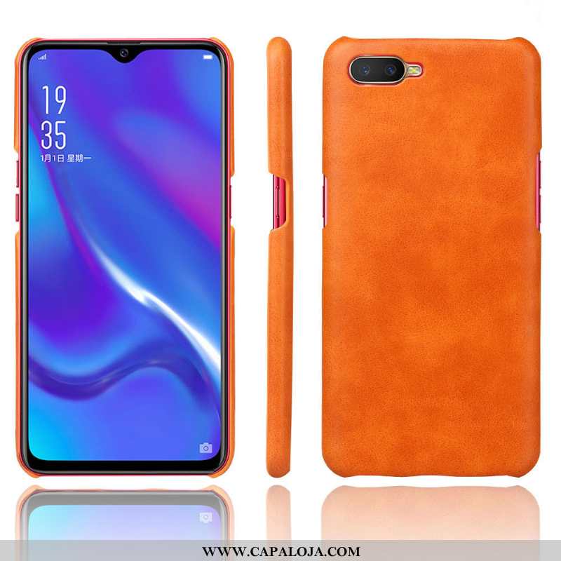 Capas Oppo Rx17 Neo Protetoras Telemóvel Tendencia Castanho, Capa Oppo Rx17 Neo Couro Online