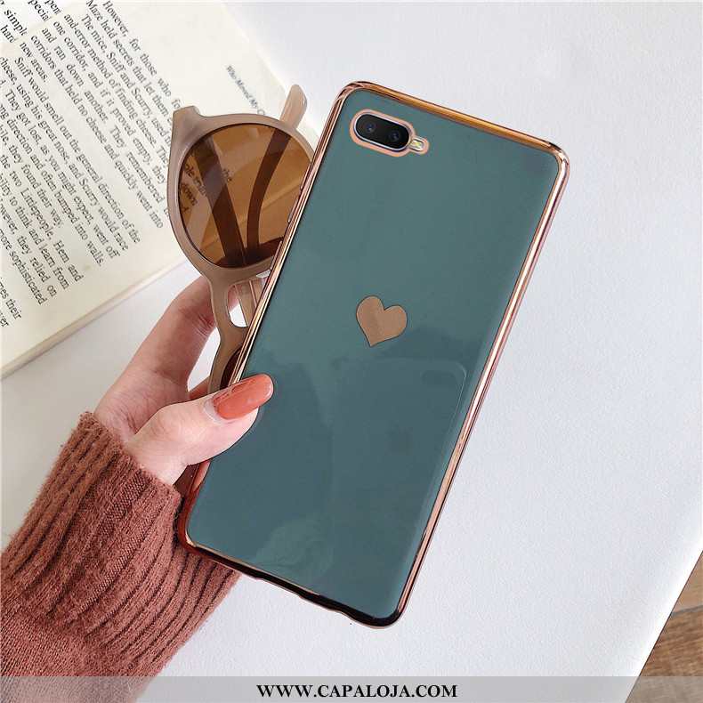 Capas Oppo Rx17 Neo Soft Nova Telemóvel Antiqueda Verde, Capa Oppo Rx17 Neo Moda Promoção