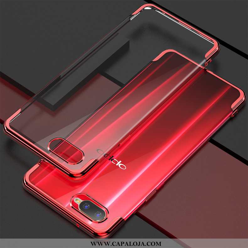 Capas Oppo Rx17 Neo Soft Vermelha Cases Vermelho, Capa Oppo Rx17 Neo Protetoras Promoção