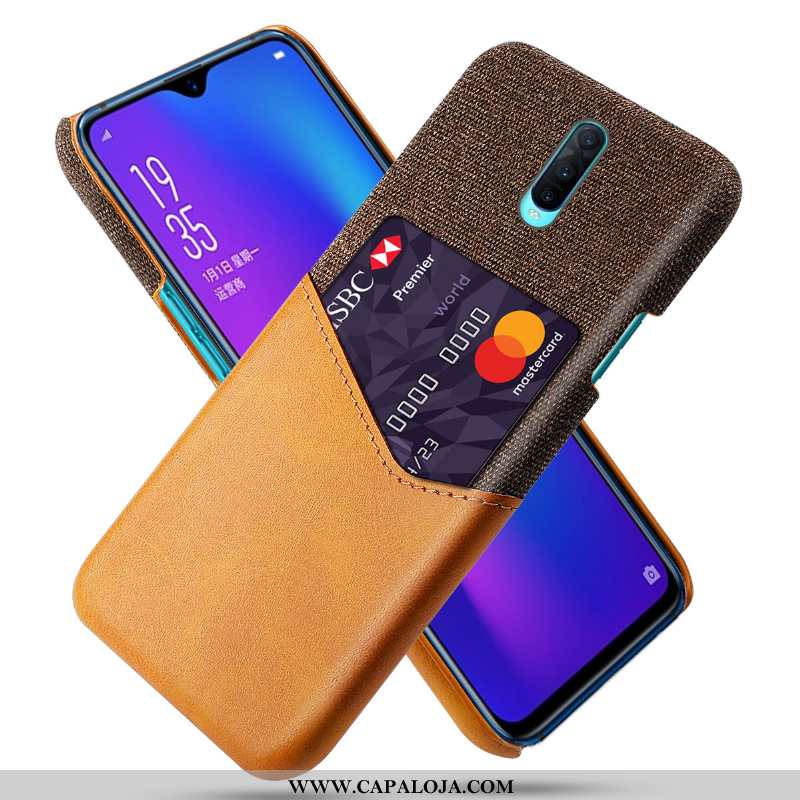 Capas Oppo Rx17 Pro Personalizado Cinza Masculino Telemóvel, Capa Oppo Rx17 Pro Couro Comprar