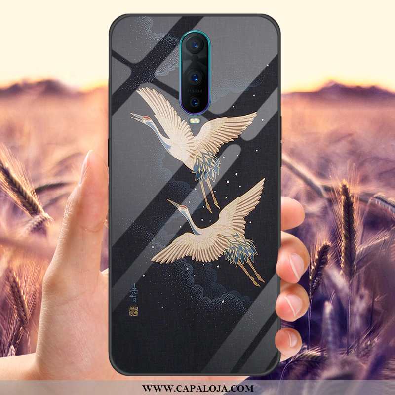 Capas Oppo Rx17 Pro Protetoras Personalizada Preto Frente, Capa Oppo Rx17 Pro Vidro Promoção