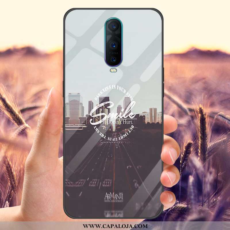 Capas Oppo Rx17 Pro Protetoras Personalizada Preto Frente, Capa Oppo Rx17 Pro Vidro Promoção