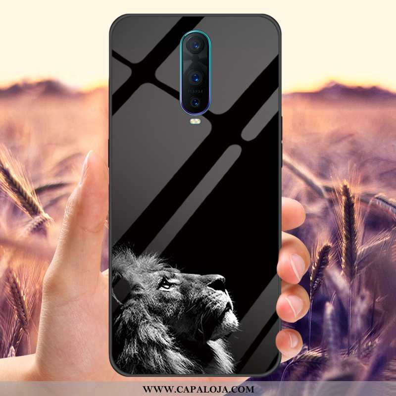 Capas Oppo Rx17 Pro Protetoras Personalizada Preto Frente, Capa Oppo Rx17 Pro Vidro Promoção