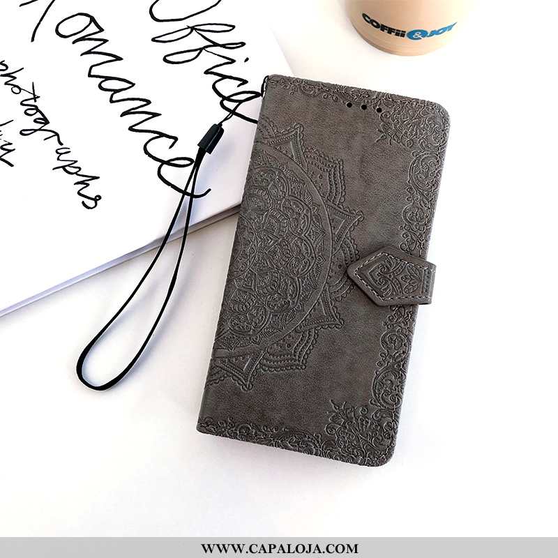 Capas Samsung Galaxy A10 Cordao Antiqueda Preto Couro, Capa Samsung Galaxy A10 Carteira Baratas