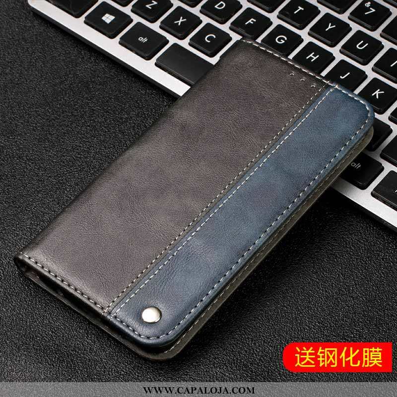 Capas Samsung Galaxy A10 Couro Genuíno Protetoras Business Preto, Capa Samsung Galaxy A10 Couro Bara