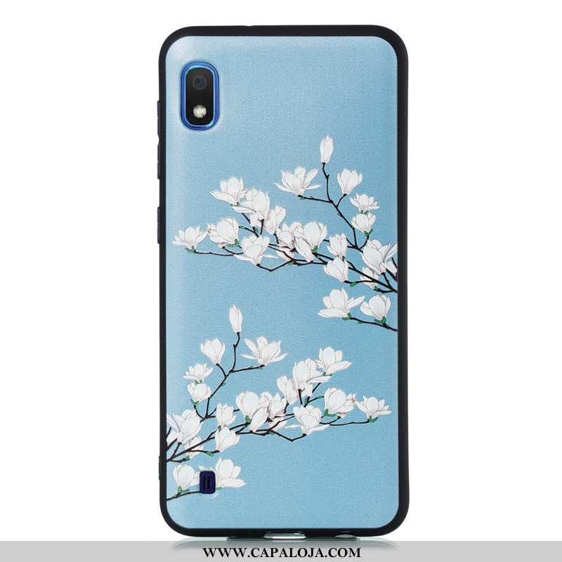 Capas Samsung Galaxy A10 Personalizada Cases Preto Soft, Capa Samsung Galaxy A10 Desenho Animado Com