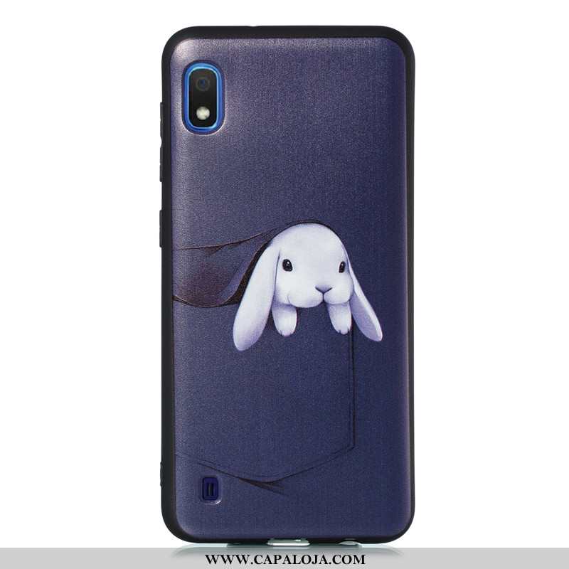 Capas Samsung Galaxy A10 Personalizada Cases Preto Soft, Capa Samsung Galaxy A10 Desenho Animado Com