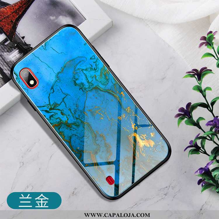 Capas Samsung Galaxy A10 Protetoras Azul Escuro Telemóvel, Capa Samsung Galaxy A10 Vidro Barato