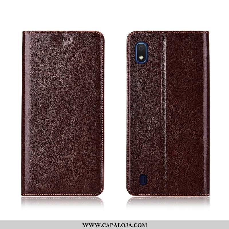 Capas Samsung Galaxy A10 Protetoras Soft Masculino Tigrada Castanho, Capa Samsung Galaxy A10 Silicon