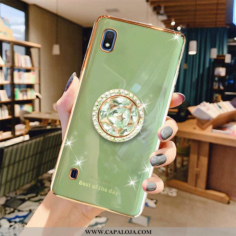 Capas Samsung Galaxy A10 Silicone Verde Nova, Capa Samsung Galaxy A10 Soft Comprar