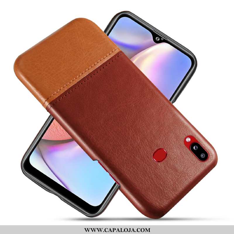 Capas Samsung Galaxy A10s Couro Vermelha Resistente Vermelho, Capa Samsung Galaxy A10s Telemóvel Pro