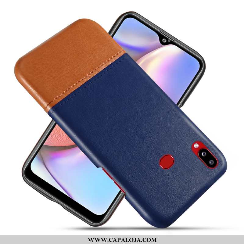 Capas Samsung Galaxy A10s Couro Vermelha Resistente Vermelho, Capa Samsung Galaxy A10s Telemóvel Pro