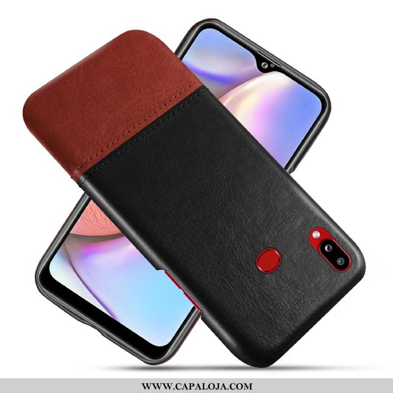 Capas Samsung Galaxy A10s Couro Vermelha Resistente Vermelho, Capa Samsung Galaxy A10s Telemóvel Pro