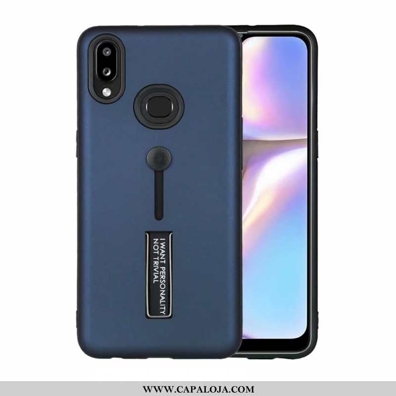 Capas Samsung Galaxy A10s Criativas Suporte Malha Masculino Preto, Capa Samsung Galaxy A10s Tendenci