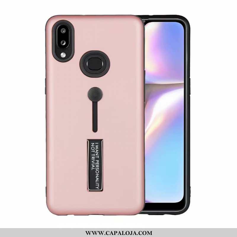 Capas Samsung Galaxy A10s Criativas Suporte Malha Masculino Preto, Capa Samsung Galaxy A10s Tendenci