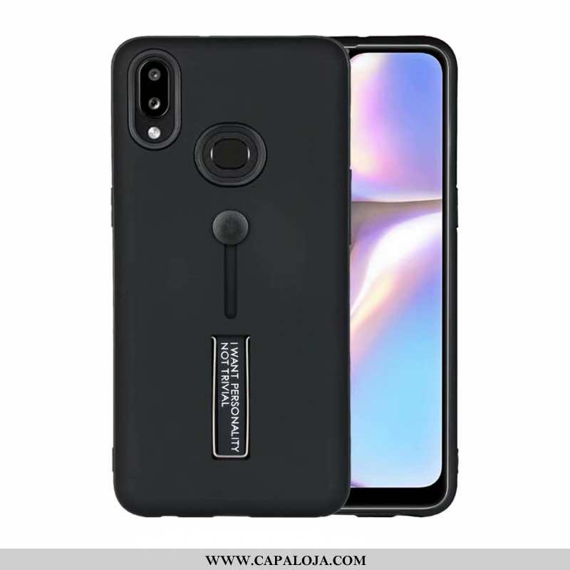 Capas Samsung Galaxy A10s Criativas Suporte Malha Masculino Preto, Capa Samsung Galaxy A10s Tendenci