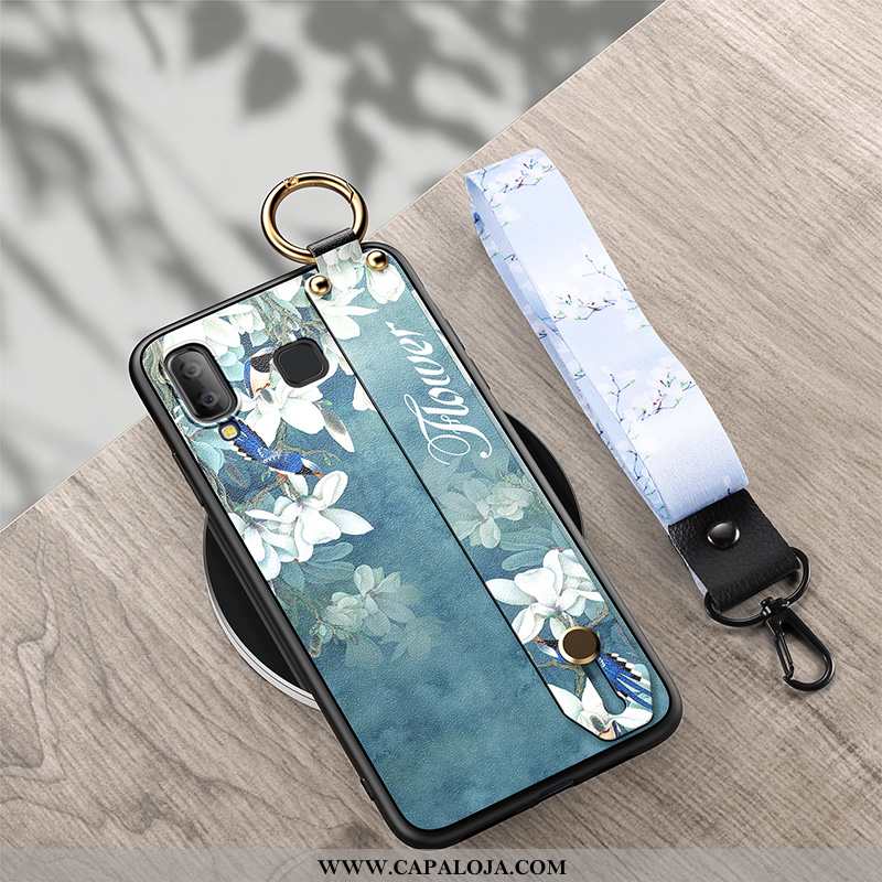 Capas Samsung Galaxy A10s Personalizada Feminino Florido Wrisband Verde, Capa Samsung Galaxy A10s Cr