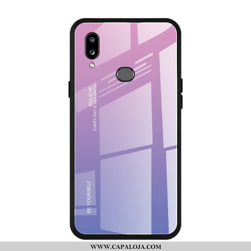 Capas Samsung Galaxy A10s Protetoras Antiqueda Gradiente Telemóvel Roxo, Capa Samsung Galaxy A10s Vi